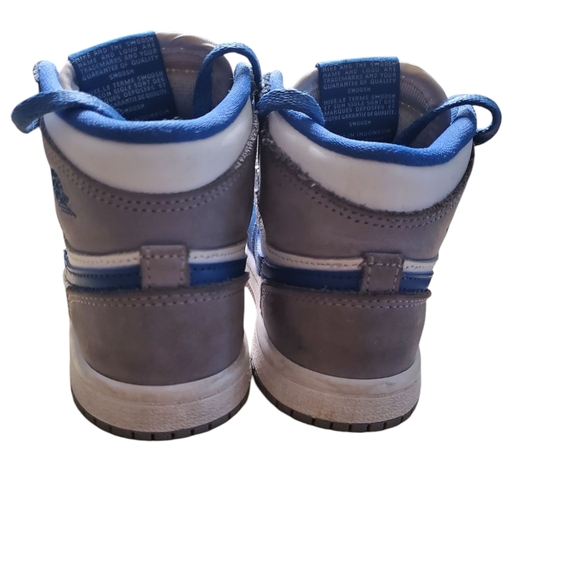 Jordan Retro Blue and White Sneakers - Picture 5 of 6